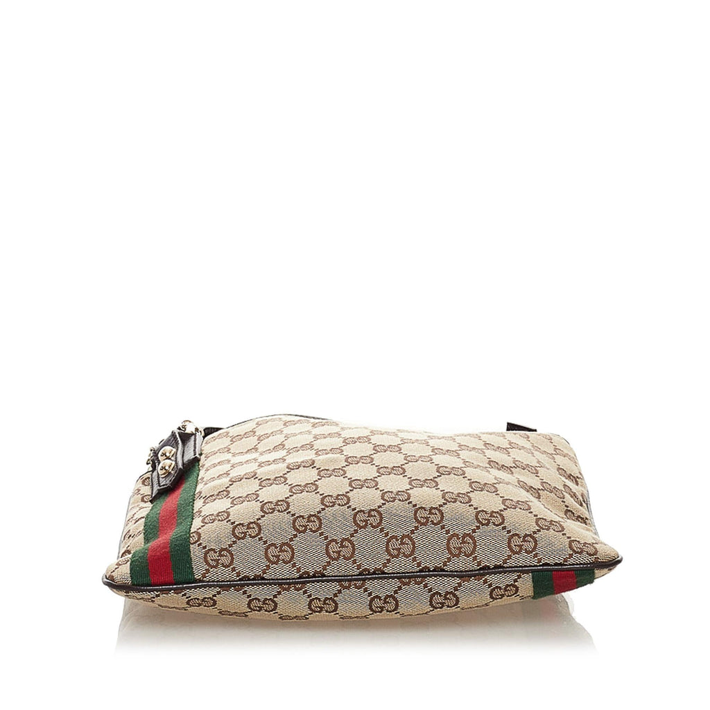 Gucci Gucci Canvas Jolicoeur Crossbody Bag (SHG-32801)