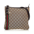Gucci Gucci Canvas Jolicoeur Crossbody Bag (SHG-32801)