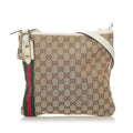 Gucci Gucci Canvas Jolicoeur Crossbody Bag (SHG-32953)