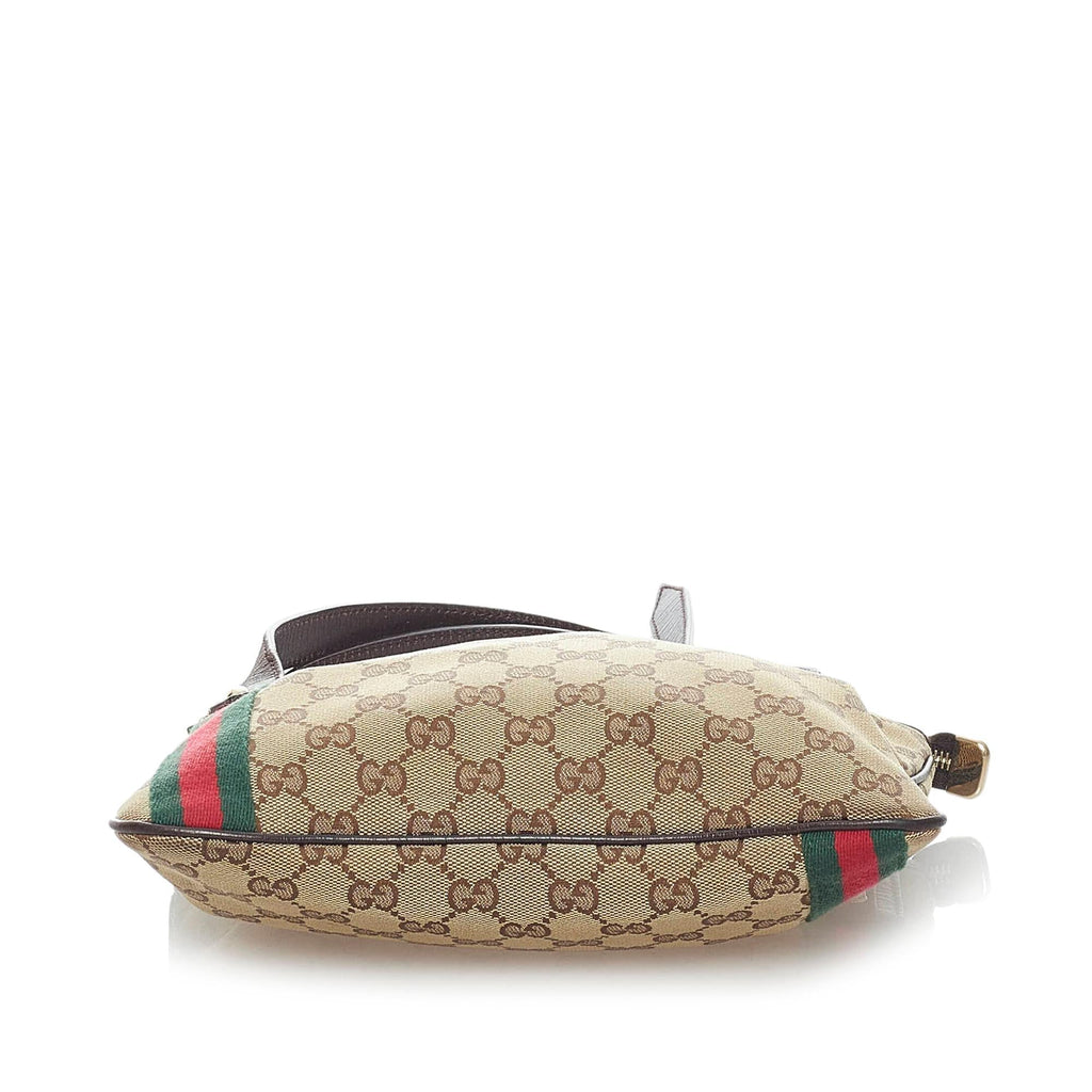 Gucci Gucci Canvas Jolicoeur Crossbody Bag (SHG-33077)