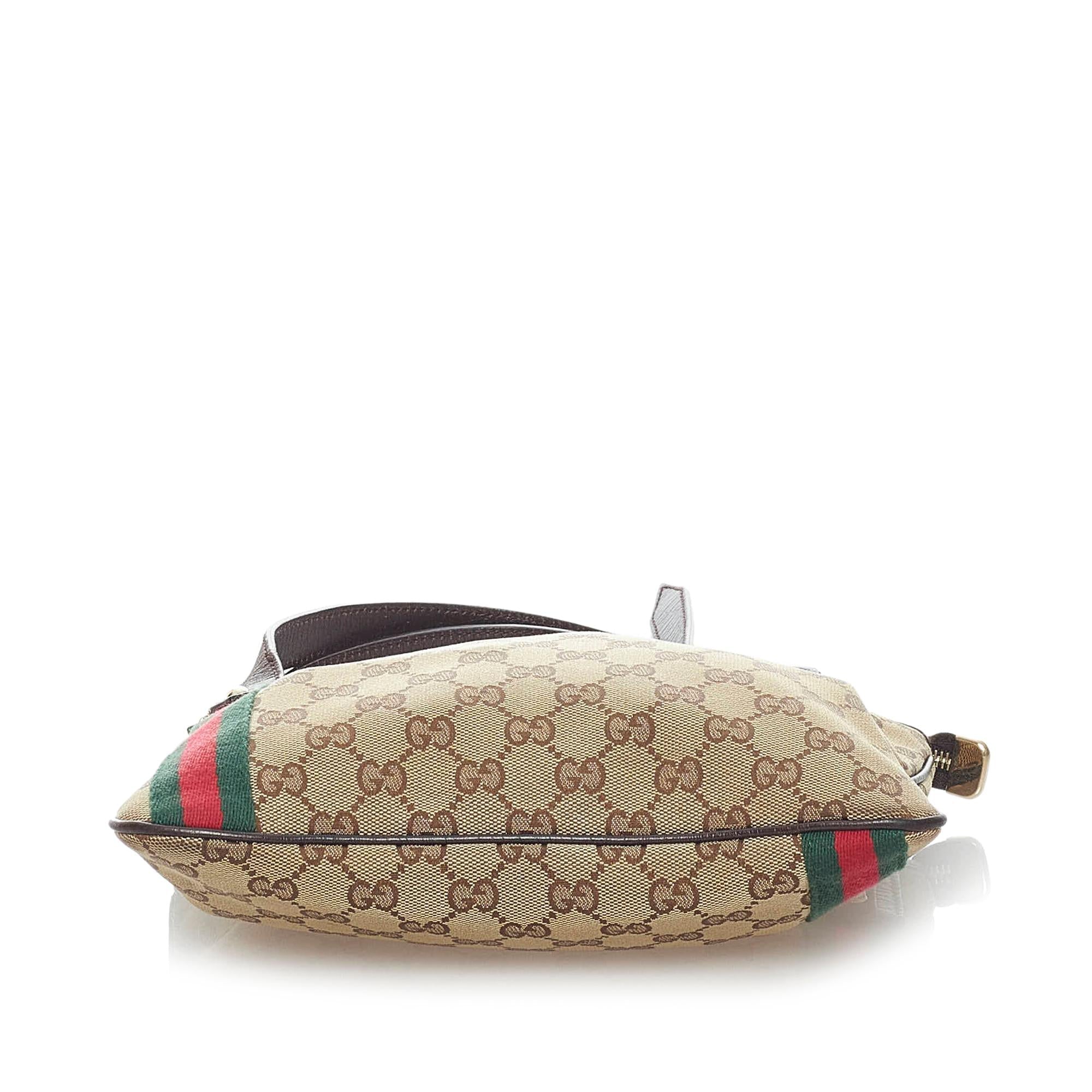 Gucci Gucci Canvas Jolicoeur Crossbody Bag (SHG-33077)