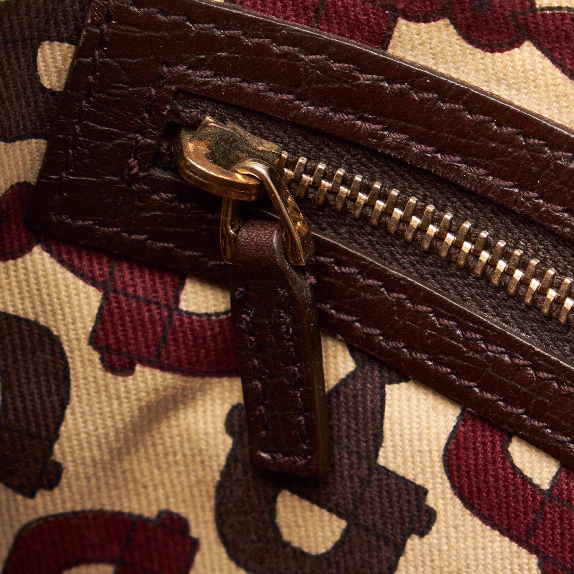 Gucci Gucci Canvas Jolicoeur Crossbody Bag (SHG-33077)