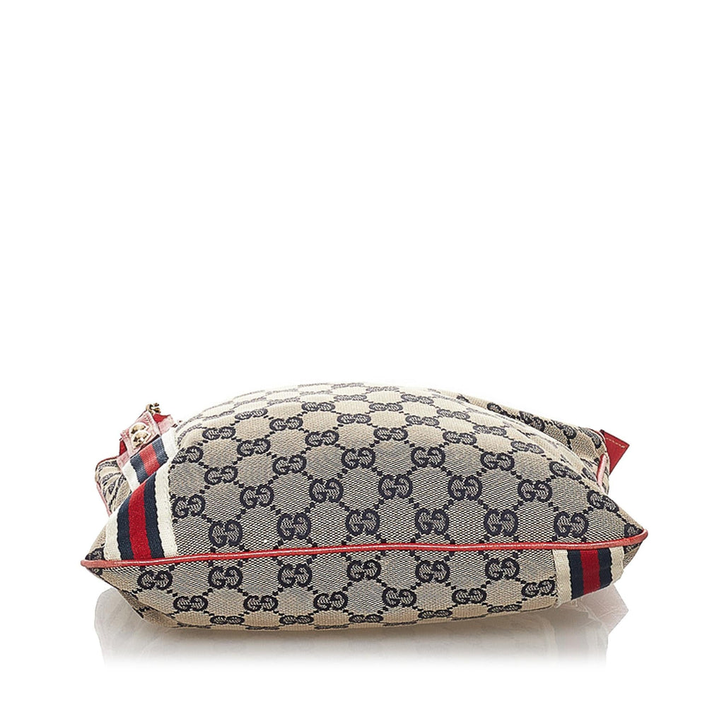 Gucci Gucci Canvas Jolicoeur Crossbody Bag (SHG-33379)