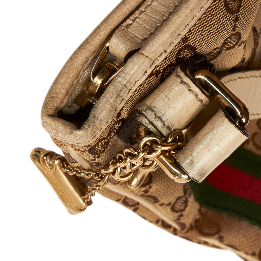 Gucci Gucci Canvas Jolicoeur Crossbody Bag (SHG-33826)