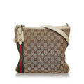 Gucci Gucci Canvas Jolicoeur Crossbody Bag (SHG-33826)