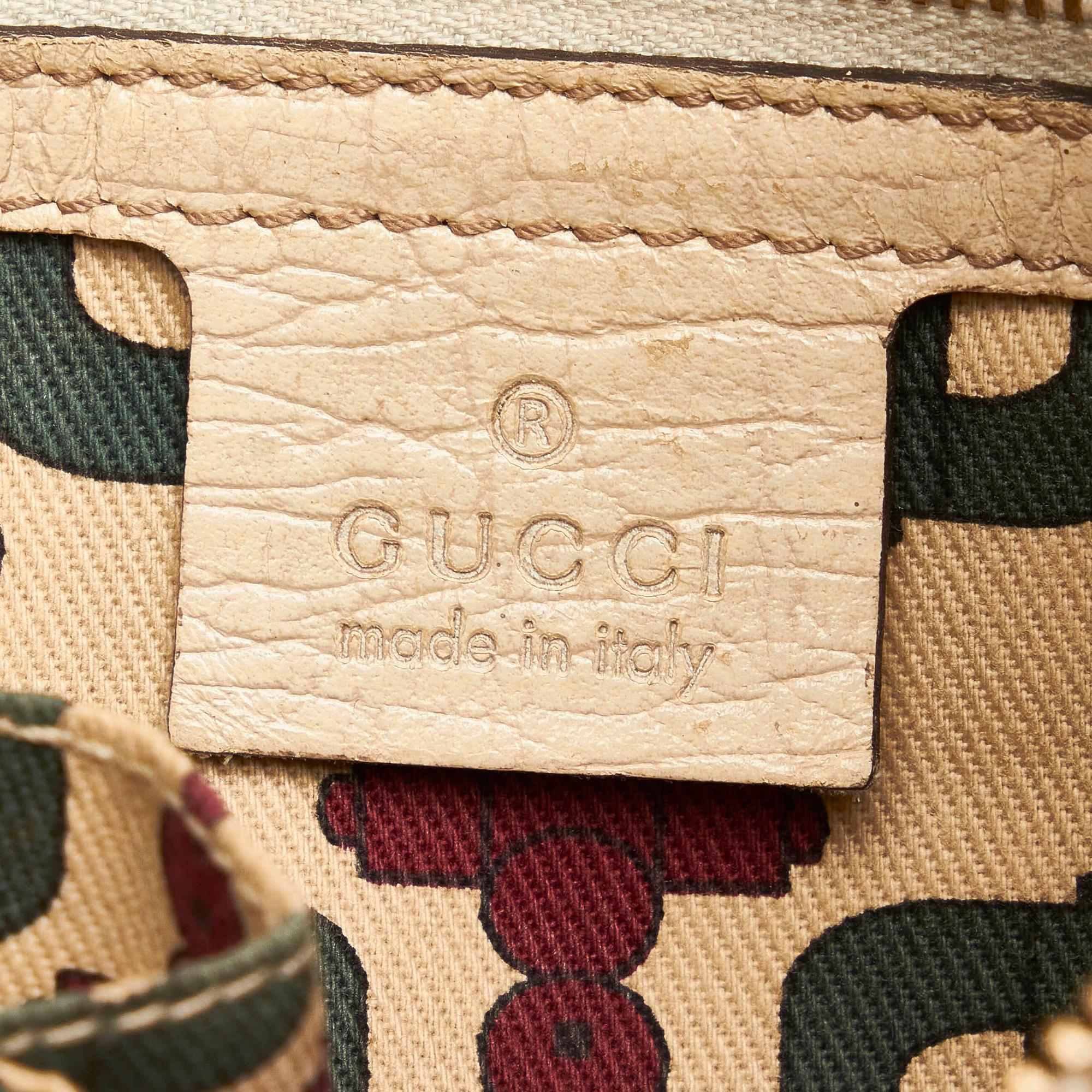 Gucci Gucci Canvas Jolicoeur Crossbody Bag (SHG-33826)