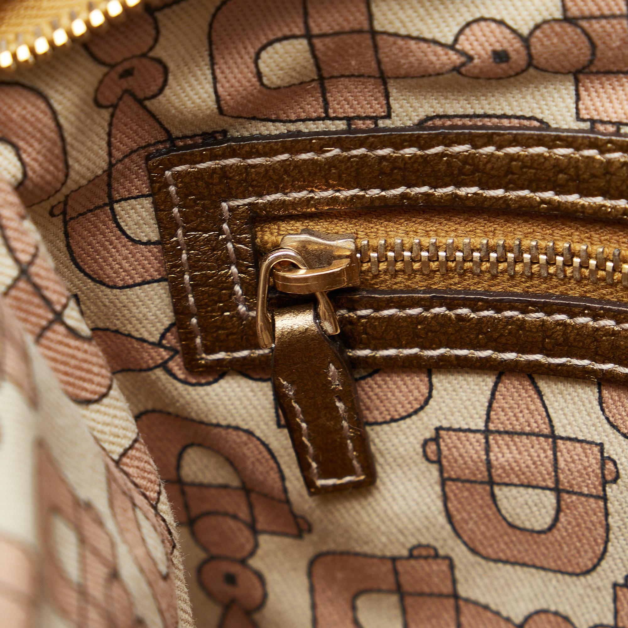 Gucci GG Canvas Jolicoeur Crossbody Bag (SHG-HuInJn)