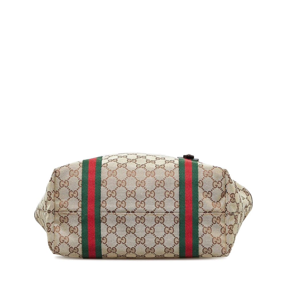 Gucci GG Canvas Jolicoeur Handbag (SHG-9PVdSh)