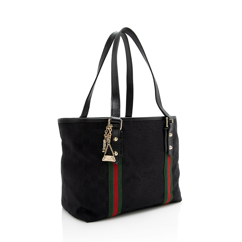 Gucci GG Canvas Jolicoeur Medium Tote (SHF-22011)