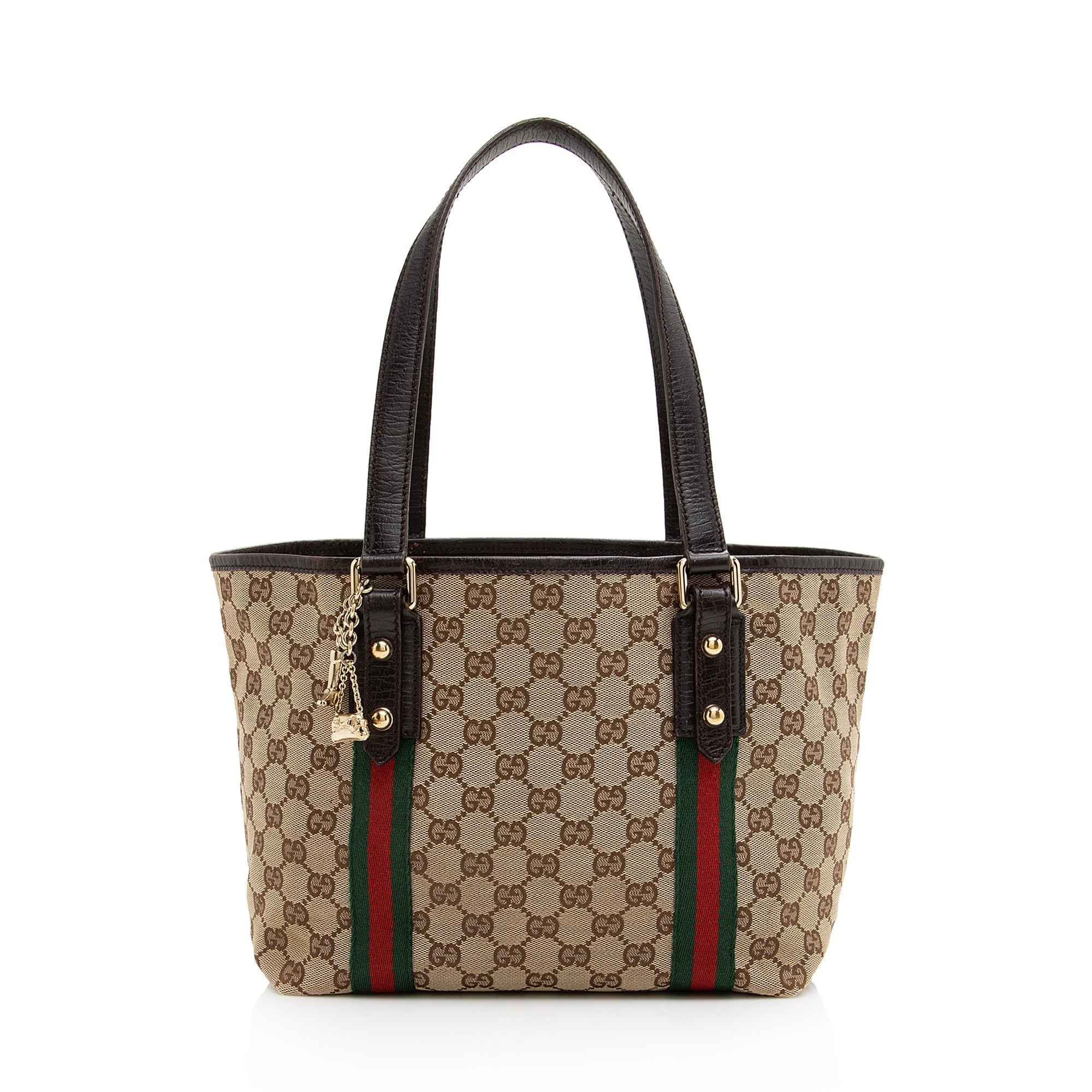 Gucci GG Canvas Jolicoeur Medium Tote (SHF-22938)