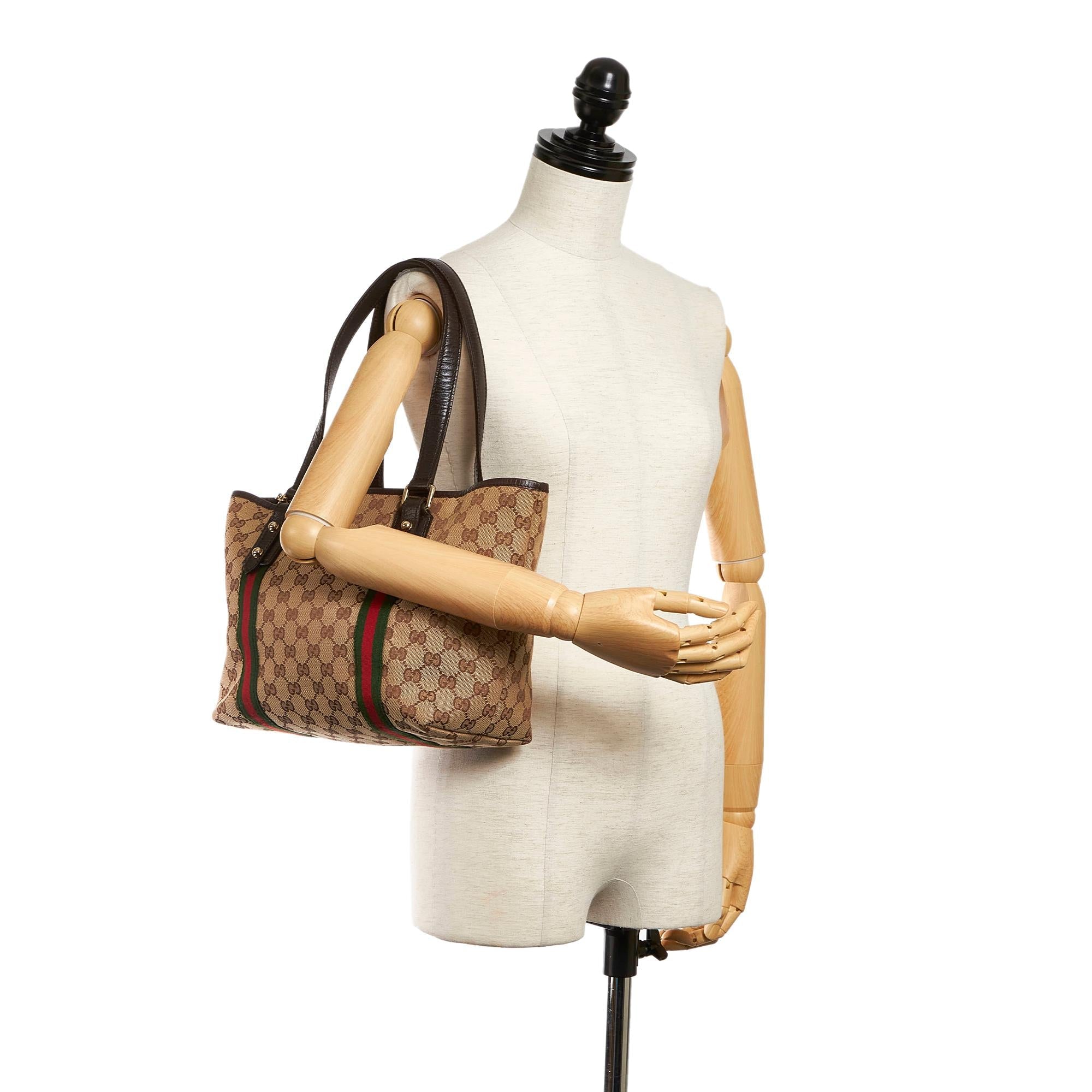 Gucci GG Canvas Jolicoeur Tote Bag (SHG-29116)