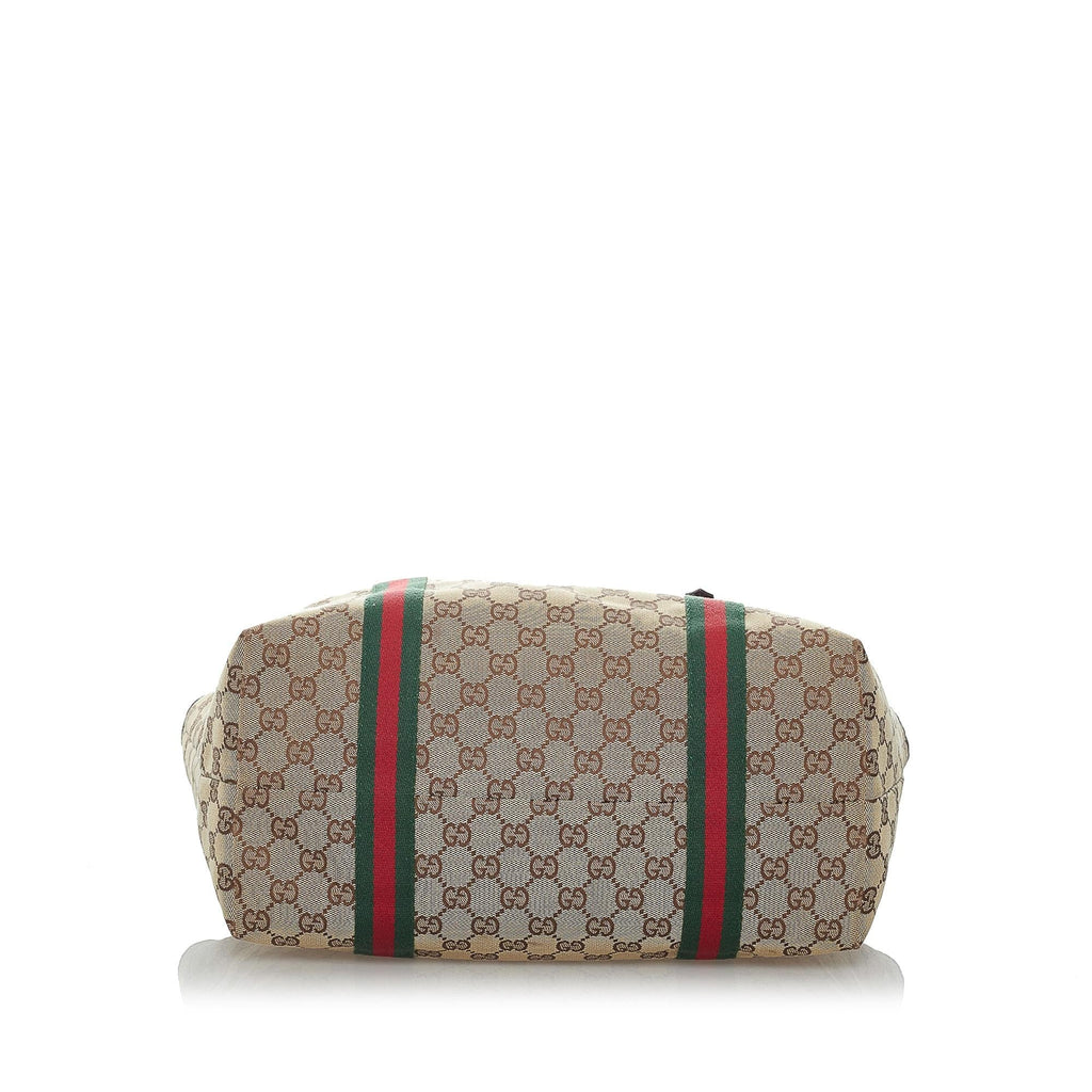 Gucci GG Canvas Jolicoeur Tote Bag (SHG-29464)