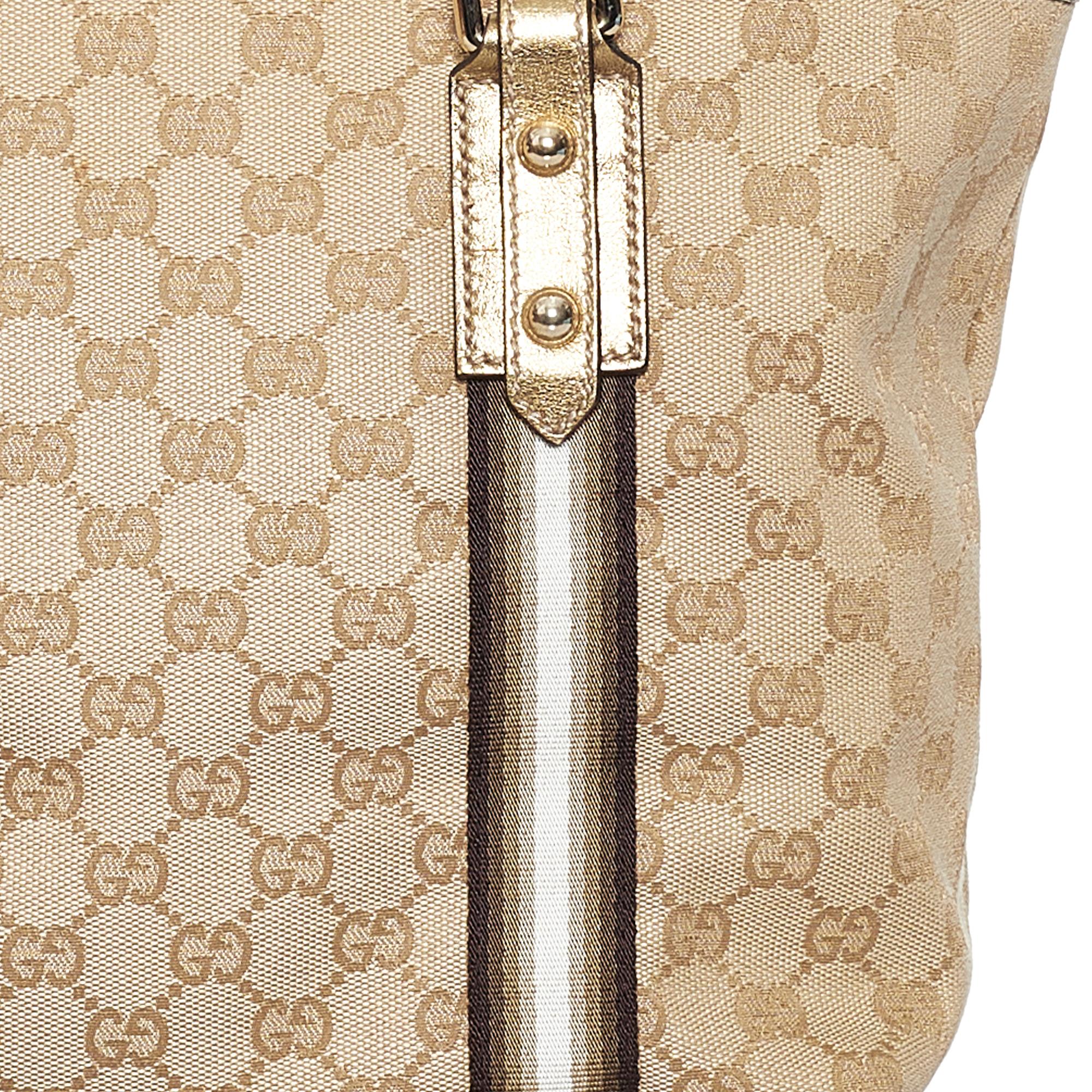 Gucci GG Canvas Jolicoeur Tote Bag (SHG-31269)