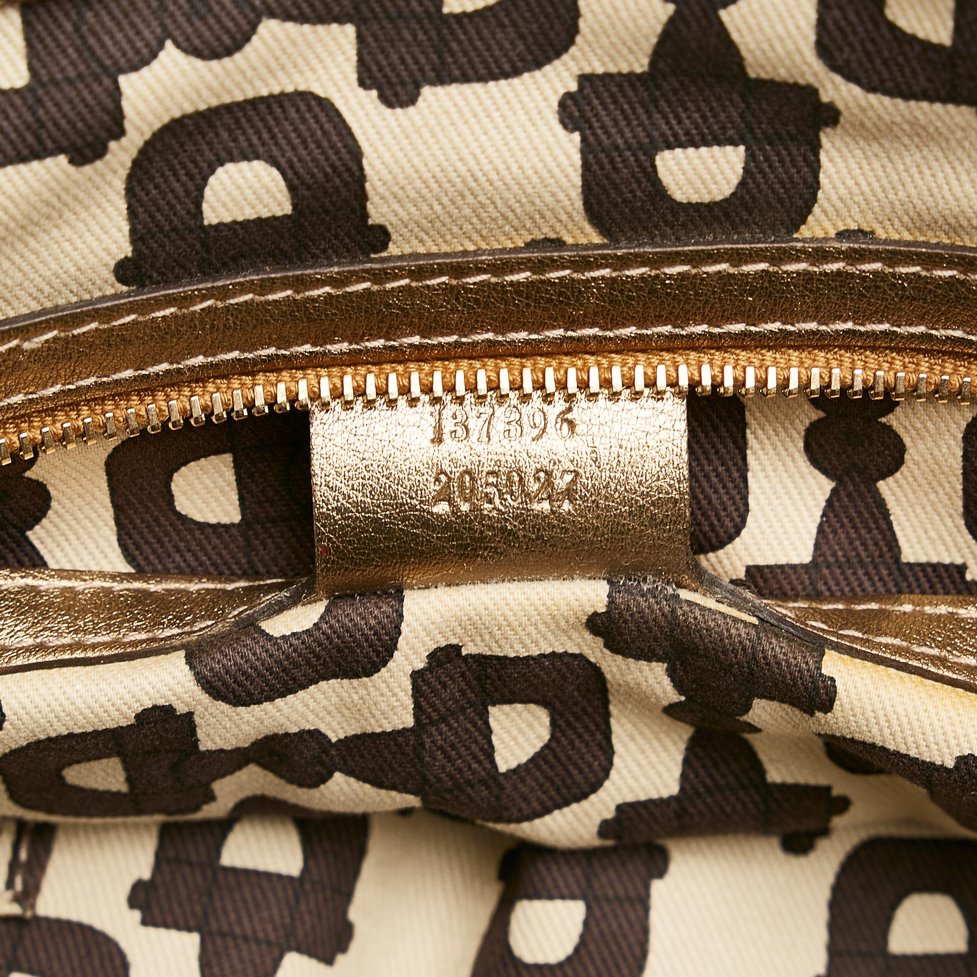 Gucci GG Canvas Jolicoeur Tote (SHG-lccp95)