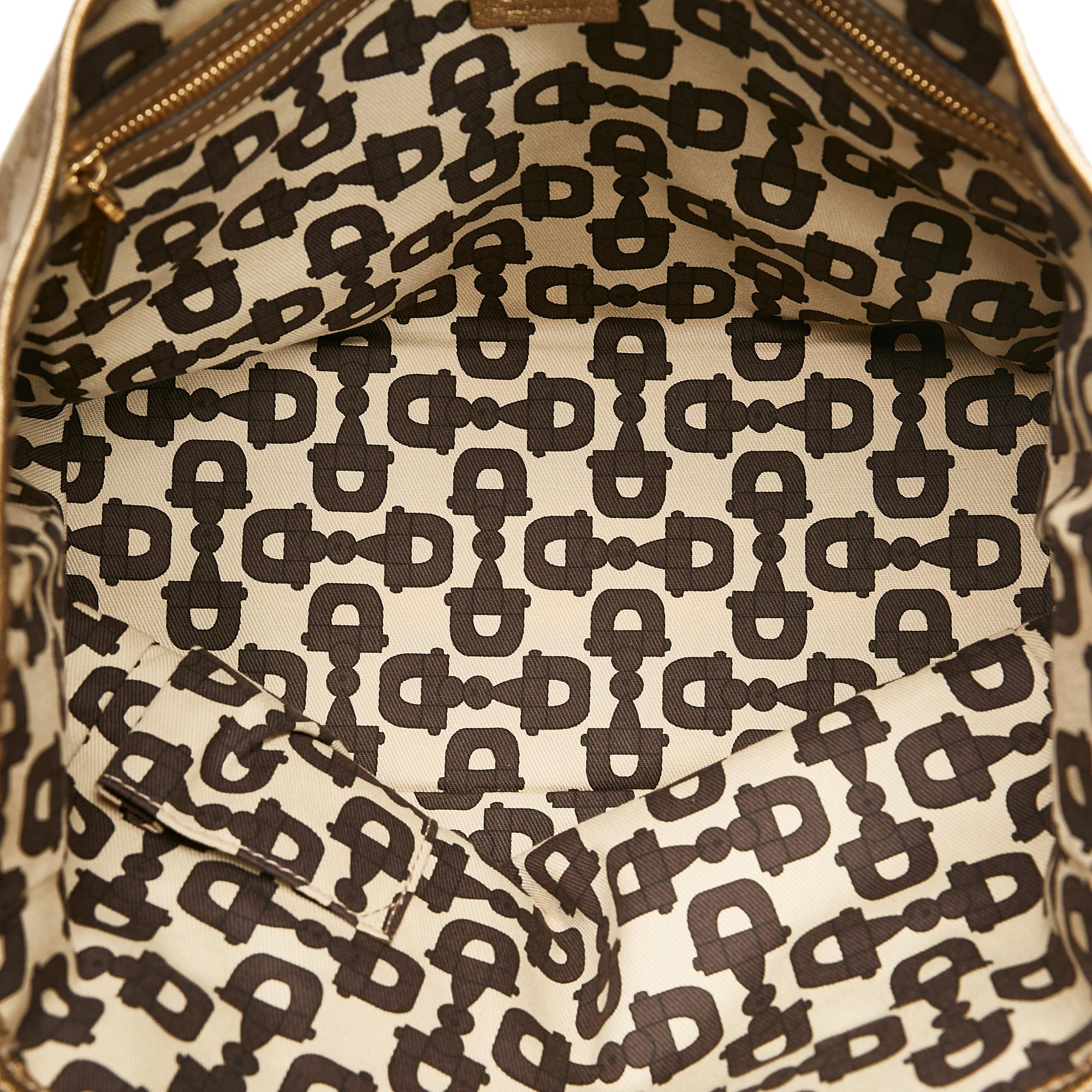 Gucci GG Canvas Jolicoeur Tote (SHG-lccp95)