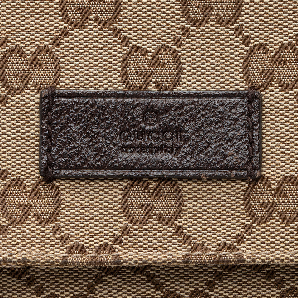 Gucci Gucci Canvas Large Messenger Bag (SHF-19176)
