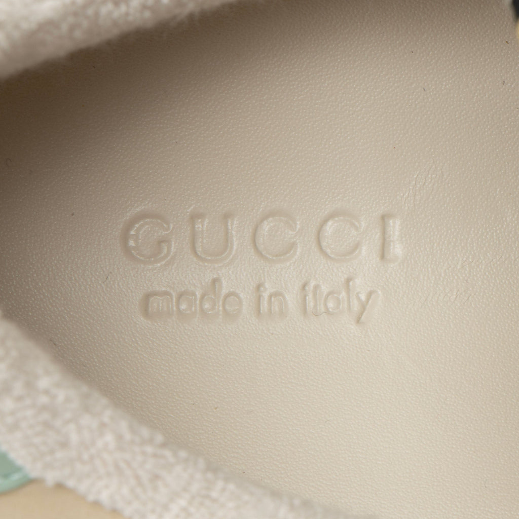 Gucci GG Canvas Leather ScreLBer Sneakers - Size 8 / 38