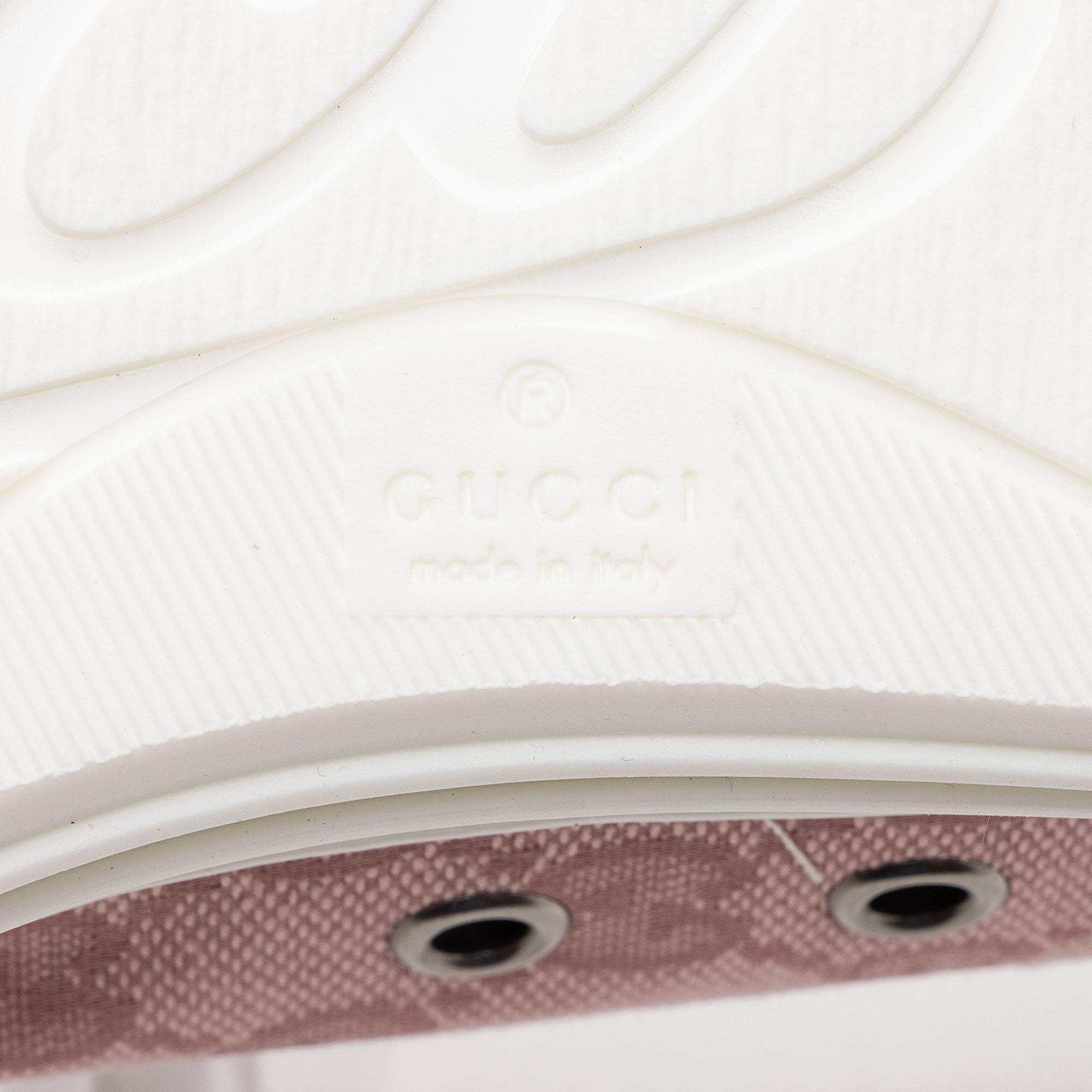 Gucci GG Canvas Leather Sneakers - Size 6.5 / 36.5 (SHF-rURJoF)