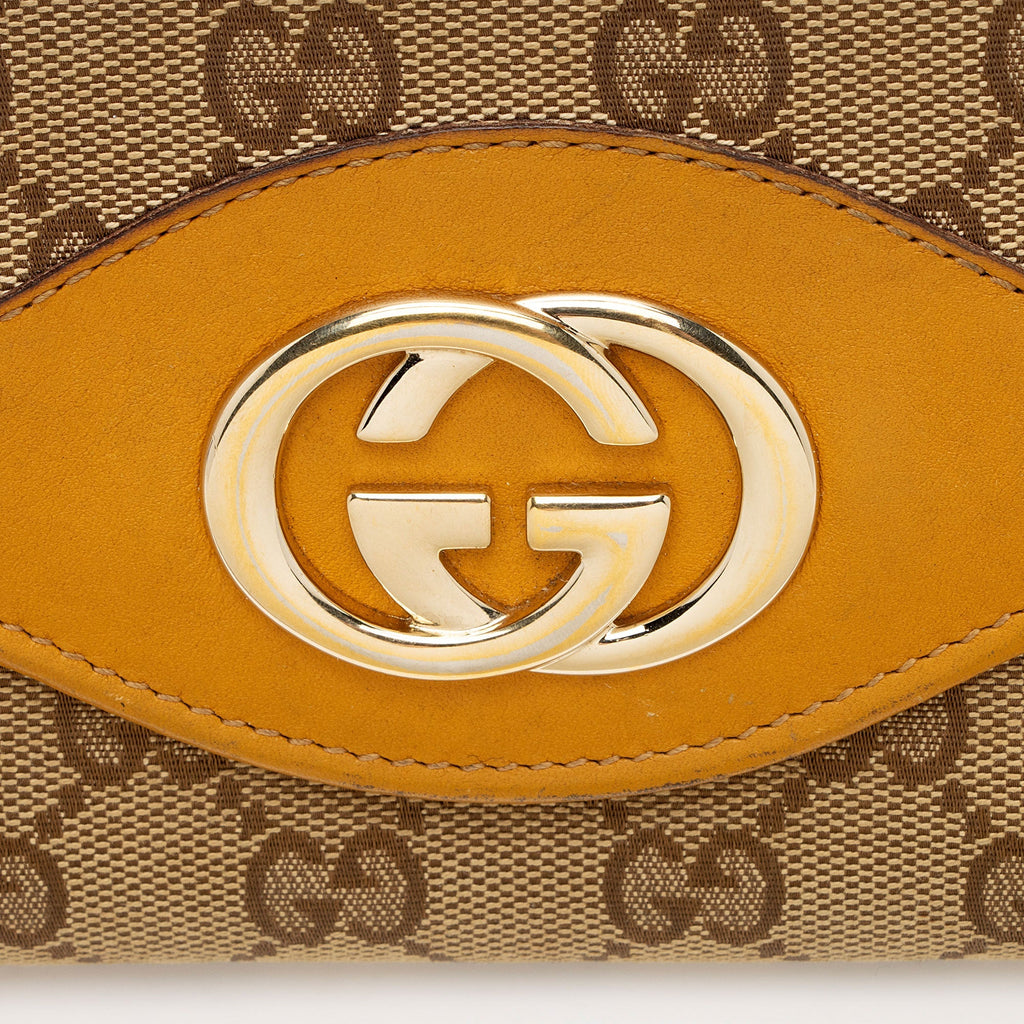 Gucci GG Canvas Leather Sukey Wallet (SHF-kBNDIb)