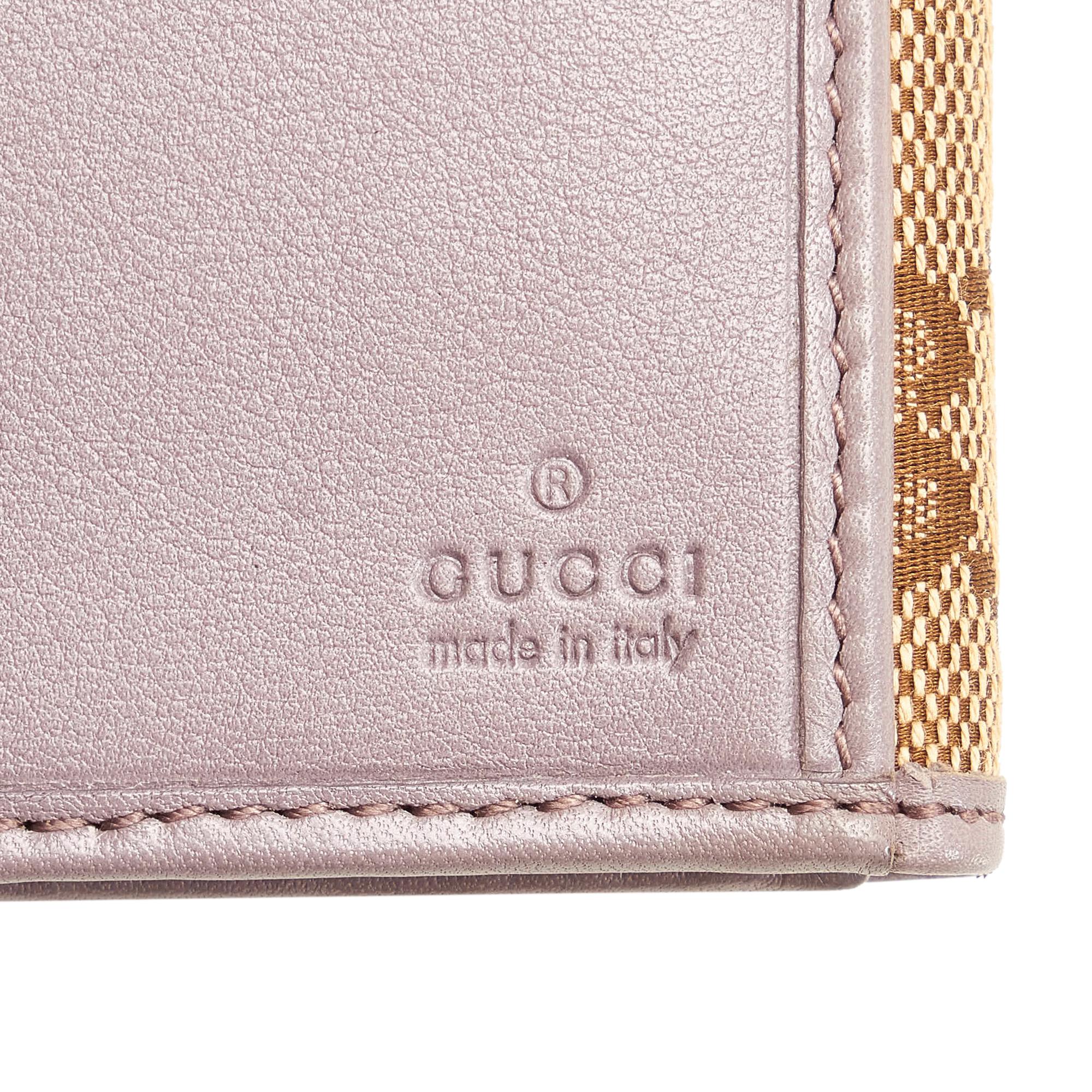 Gucci Gucci Canvas Long Wallet (SHG-33229)