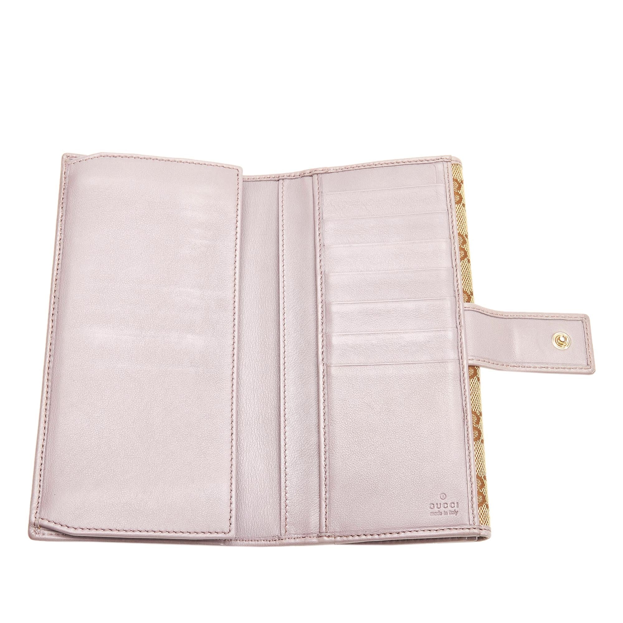 Gucci Gucci Canvas Long Wallet (SHG-33229)