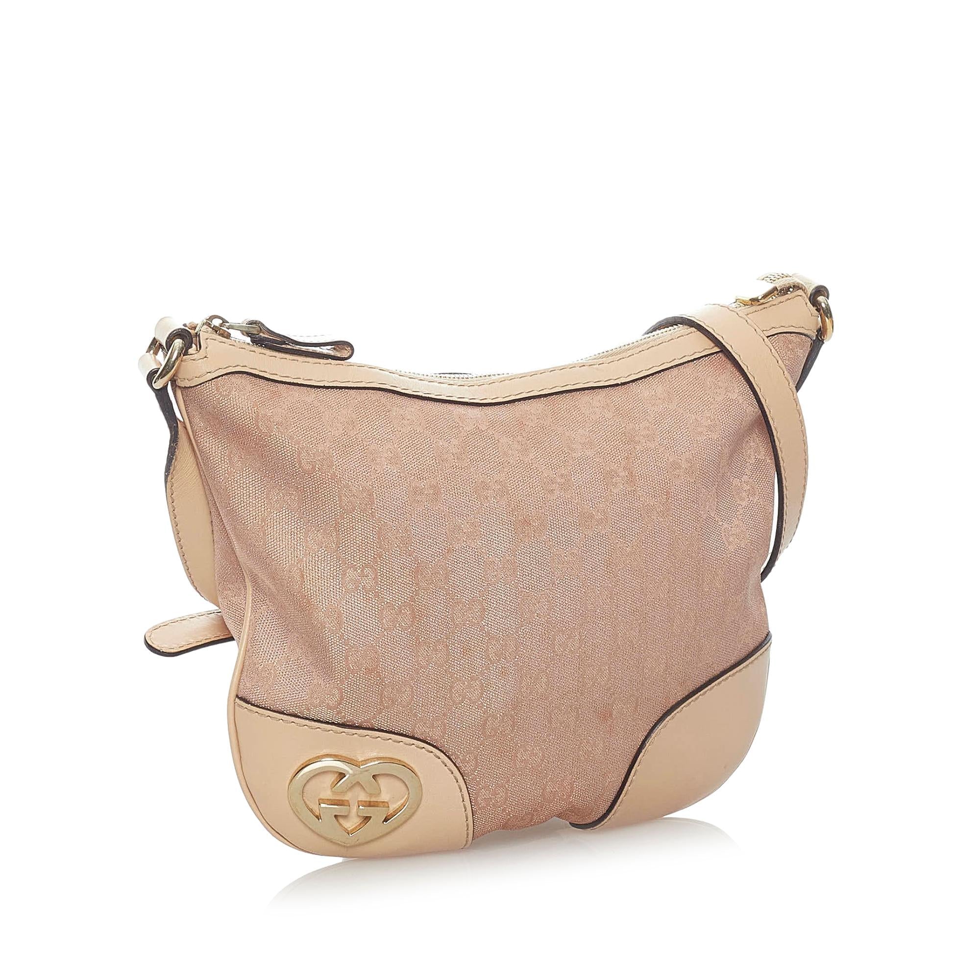 Gucci GG Canvas Lovely Crossbody Bag (SHG-31450)