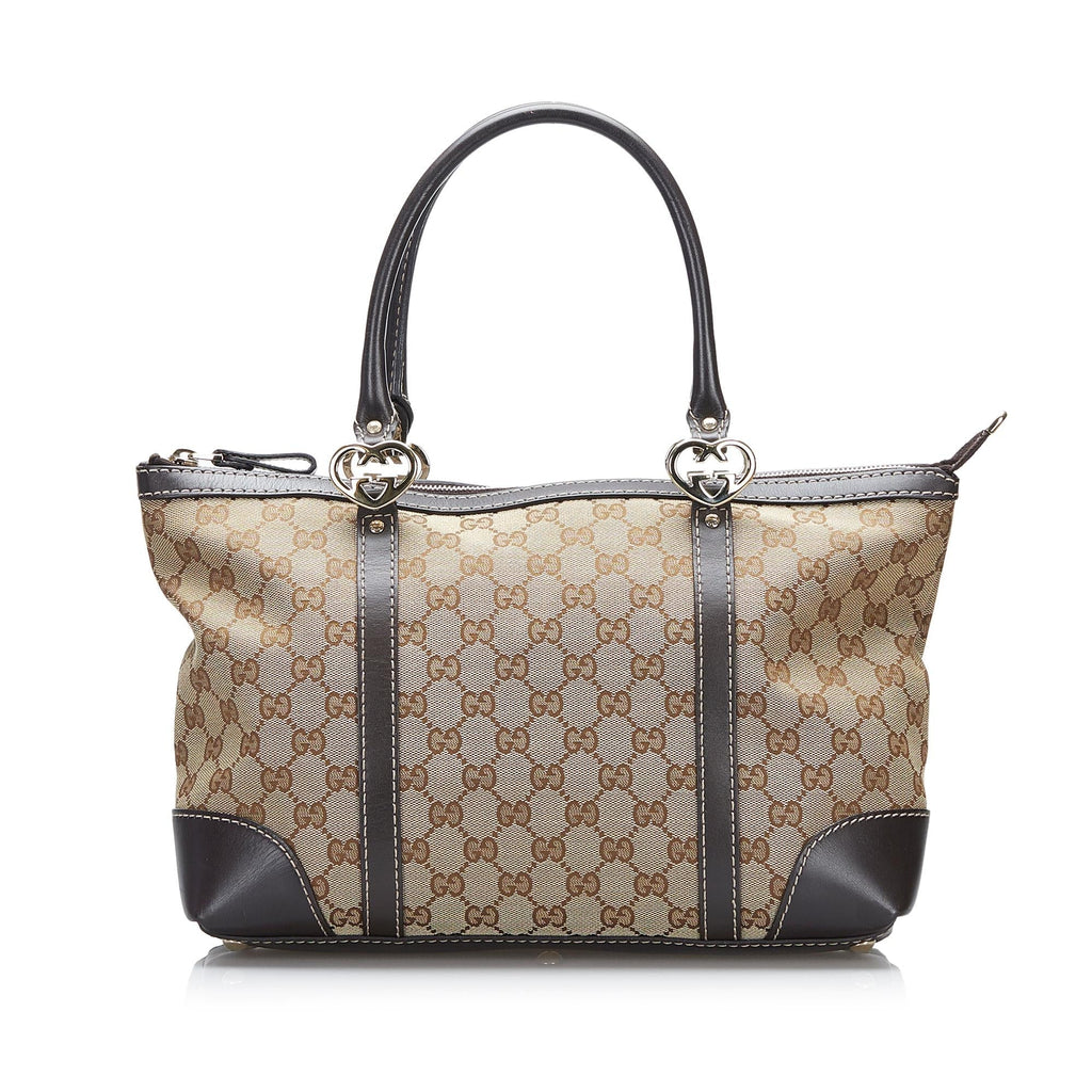 Gucci GG Canvas Lovely Tote (SHG-fLvgkB)