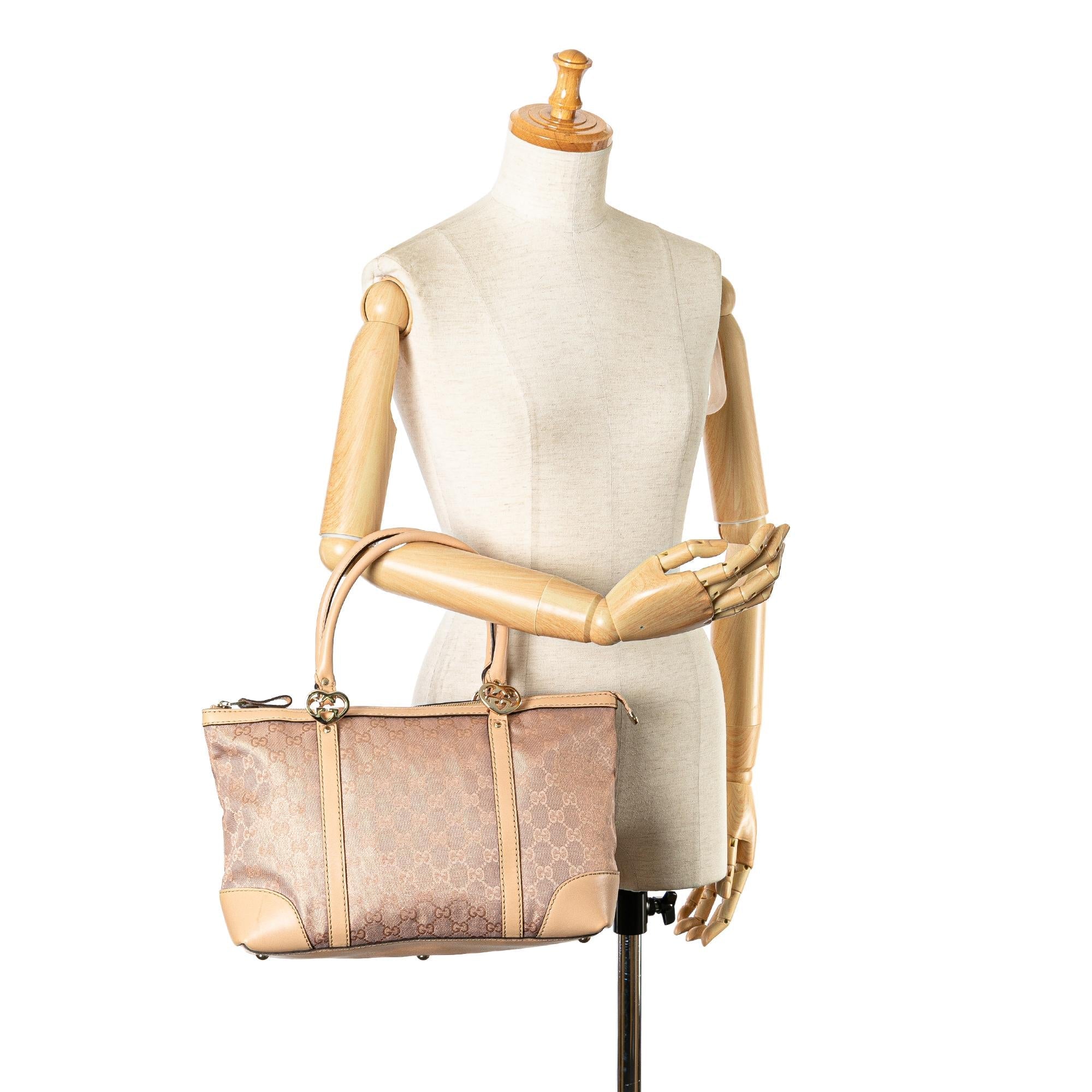 Gucci GG Canvas Lovely Tote (SHG-JAeyRr)