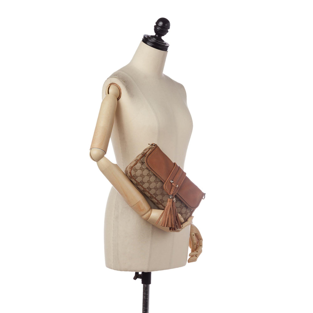 Gucci Gucci Canvas Marrakech Evening Baguette (SHG-33611)