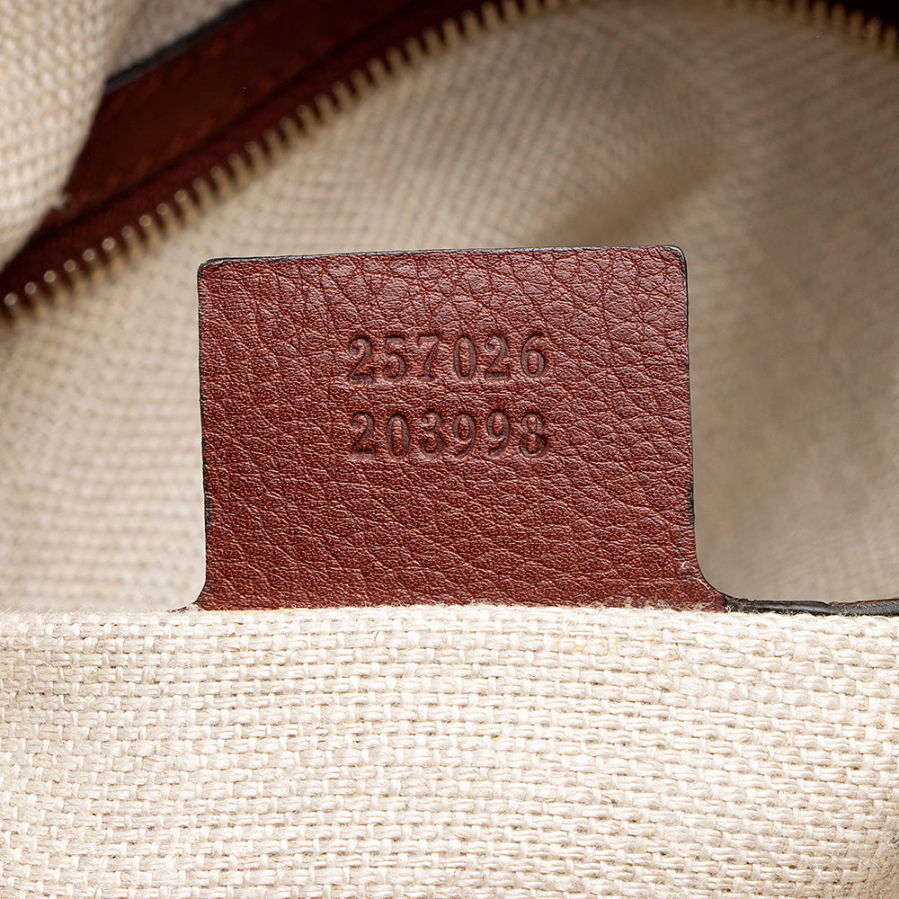Gucci Gucci Canvas Marrakech Medium Hobo (SHF-20548)