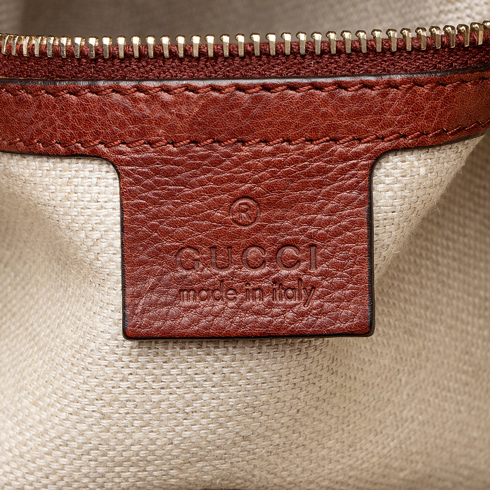 Gucci Gucci Canvas Marrakech Medium Hobo (SHF-20548)