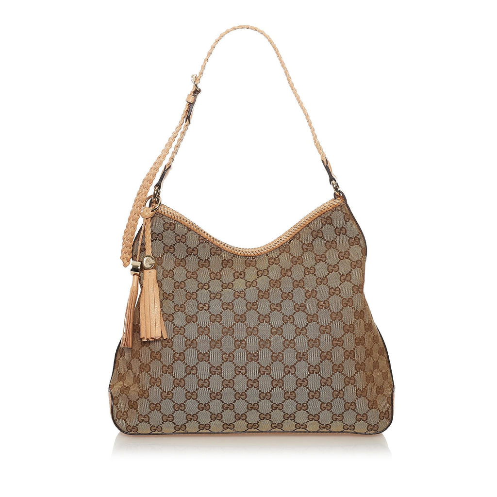 Gucci Gucci Canvas Marrakech Shoulder Bag (SHG-33110)