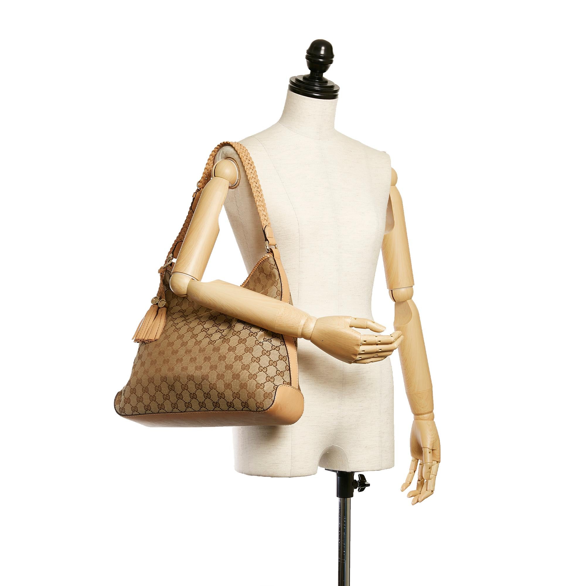 Gucci Gucci Canvas Marrakech Shoulder Bag (SHG-33110)