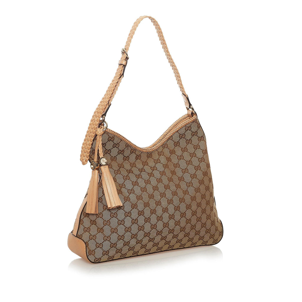 Gucci Gucci Canvas Marrakech Shoulder Bag (SHG-33110)