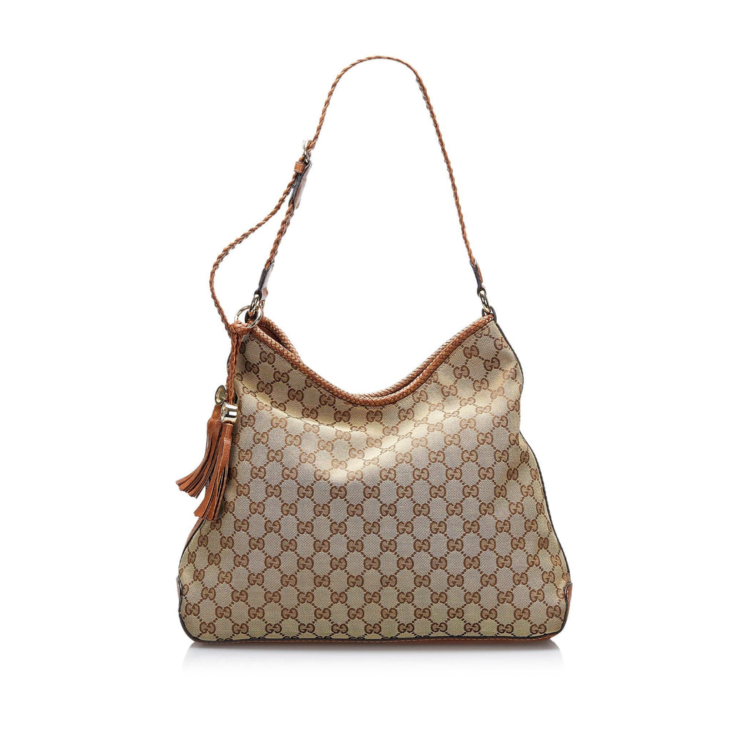 Gucci GG Canvas Marrakech Shoulder Bag (SHG-a9sICN)