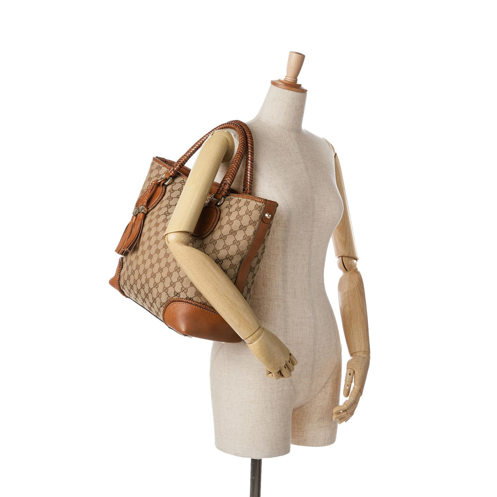 Gucci GG Canvas Marrakech Tote (SHG-pH7H6g)