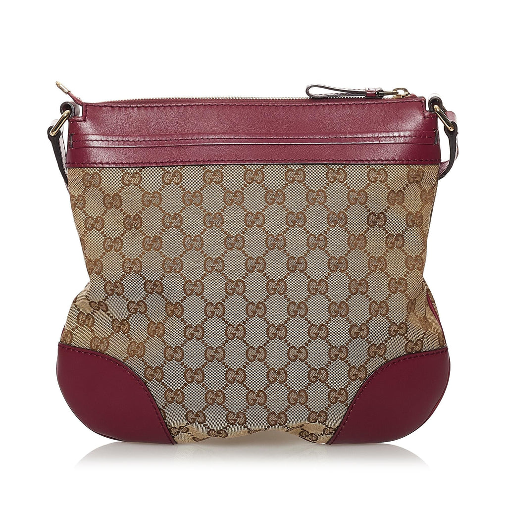 Gucci Gucci Canvas Mayfair Crossbody Bag (SHG-32532)