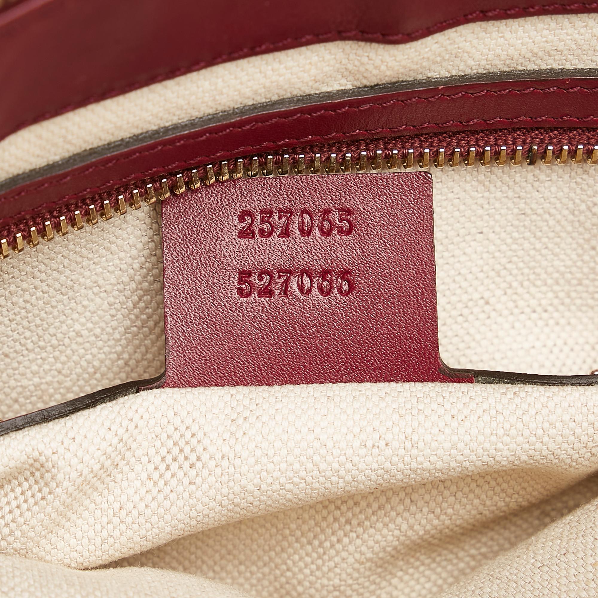 Gucci Gucci Canvas Mayfair Crossbody Bag (SHG-32532)