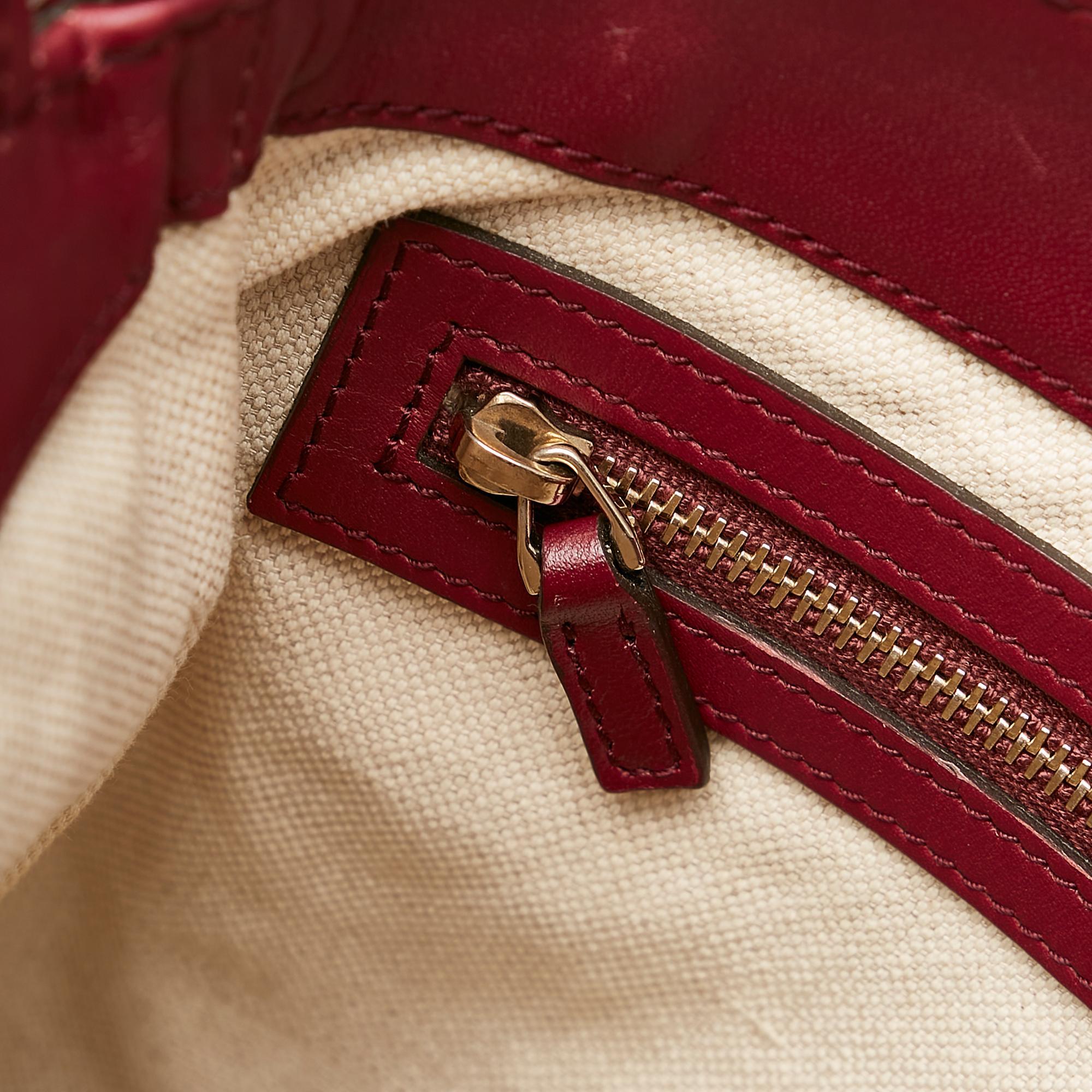Gucci Gucci Canvas Mayfair Crossbody Bag (SHG-32532)