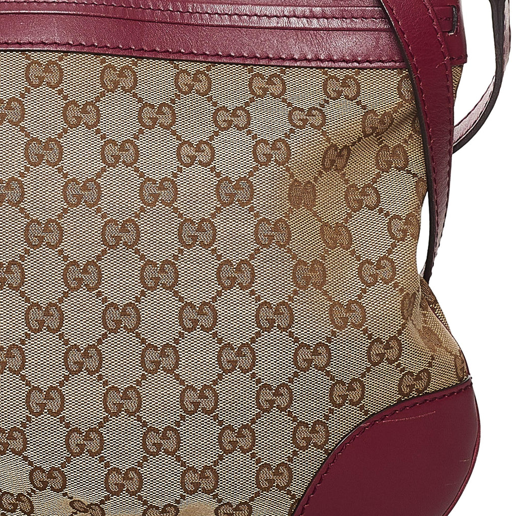 Gucci Gucci Canvas Mayfair Crossbody Bag (SHG-32532)