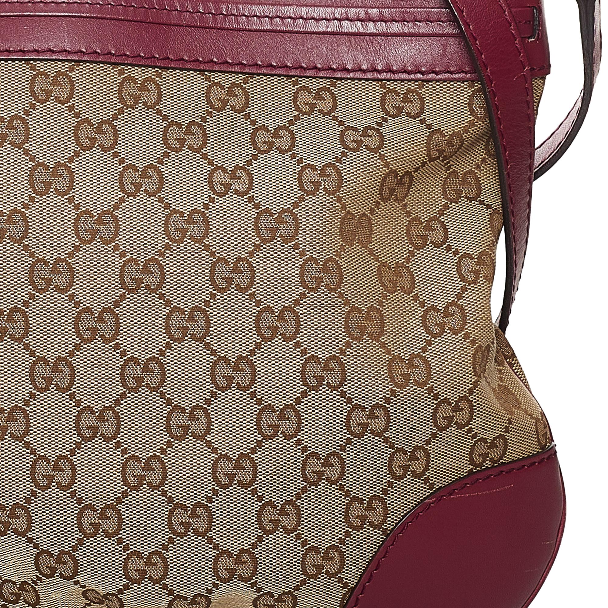 Gucci Gucci Canvas Mayfair Crossbody Bag (SHG-32532)