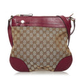 Gucci Gucci Canvas Mayfair Crossbody Bag (SHG-32532)