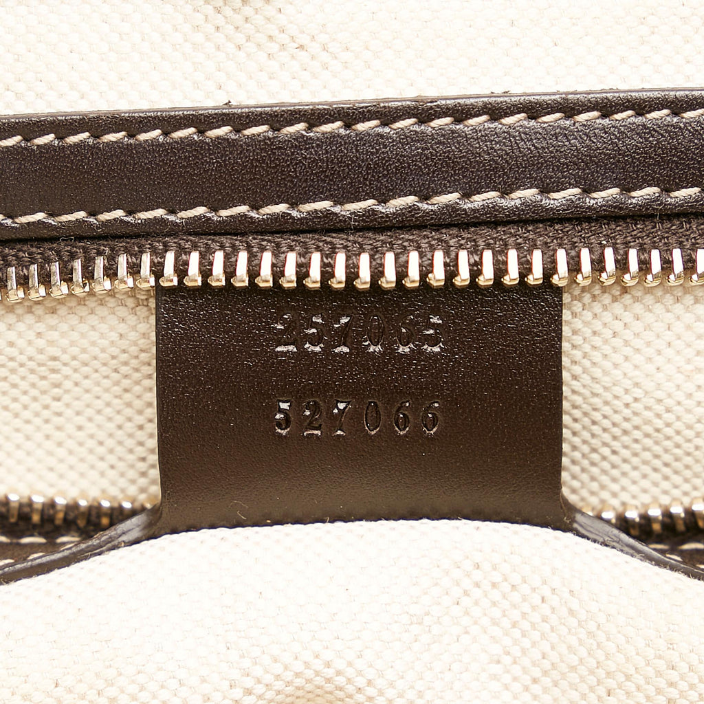 Gucci Gucci Canvas Mayfair Crossbody Bag (SHG-32741)
