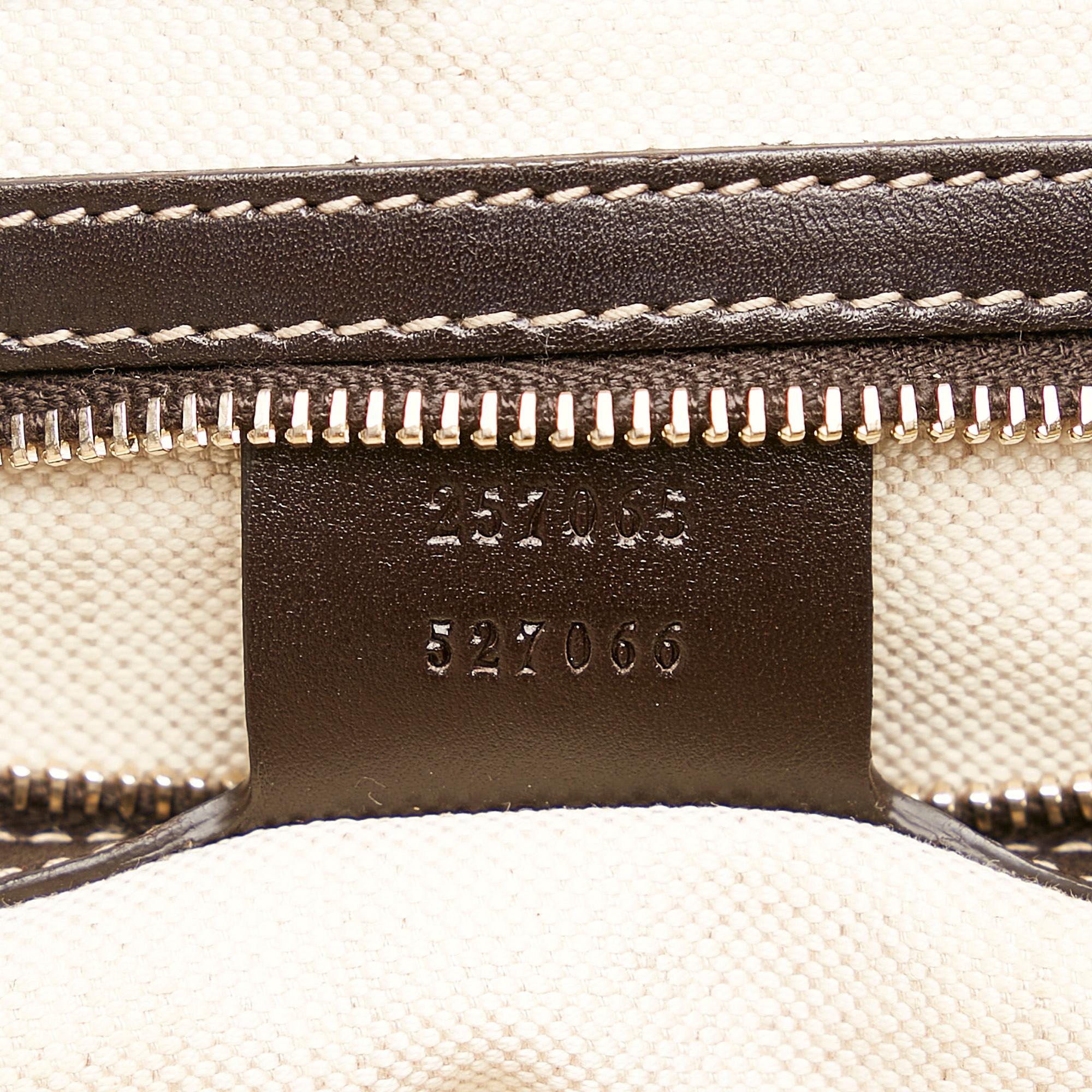 Gucci Gucci Canvas Mayfair Crossbody Bag (SHG-32741)
