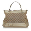 Gucci Gucci Canvas Mayfair Satchel (SHG-33075)
