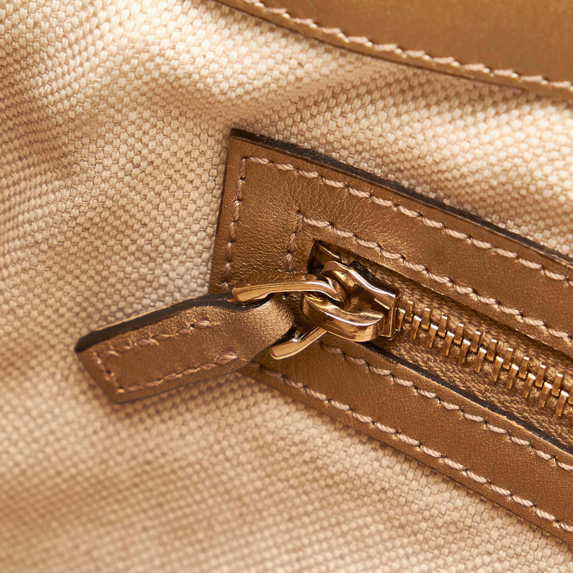 Gucci Gucci Canvas Mayfair Satchel (SHG-33075)