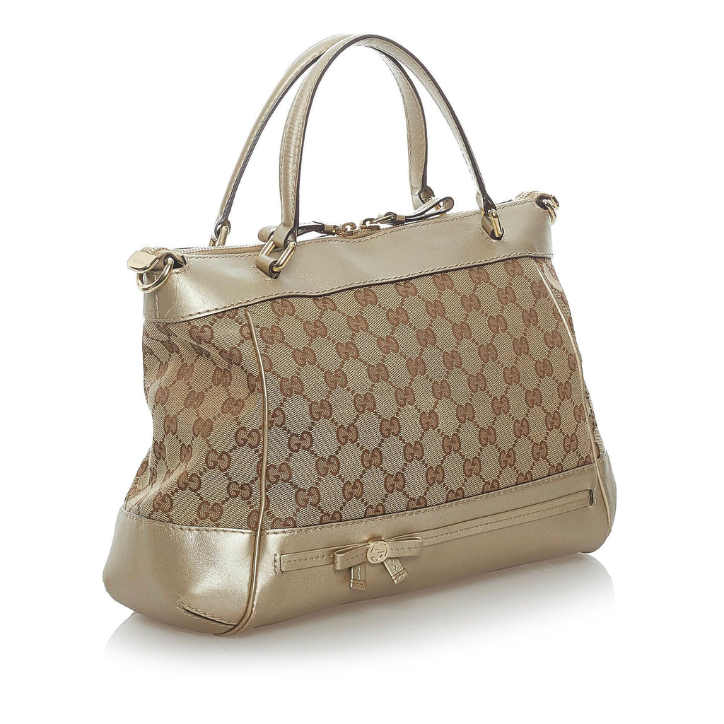 Gucci Gucci Canvas Mayfair Satchel (SHG-33075)