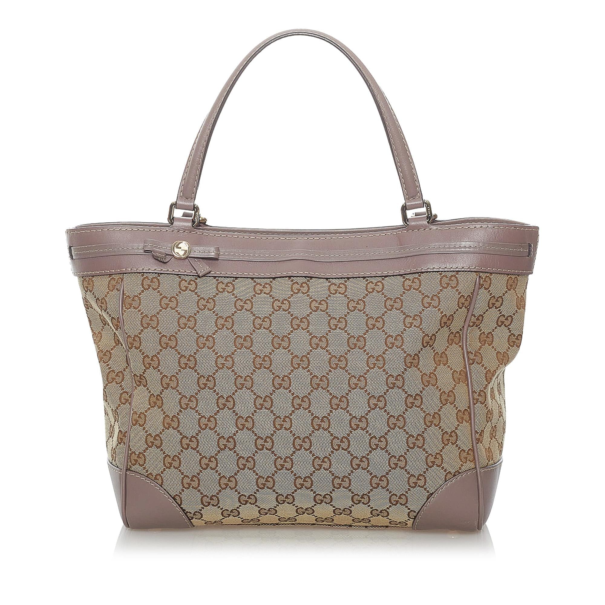 Gucci GG Canvas Mayfair Tote Bag (SHG-30438)