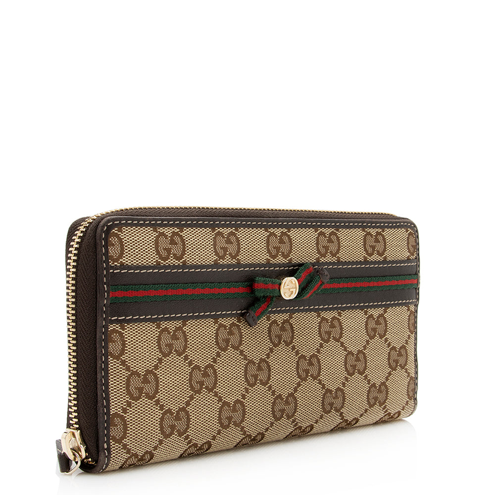 Gucci Gucci Canvas Mayfair Wallet (SHF-20786)