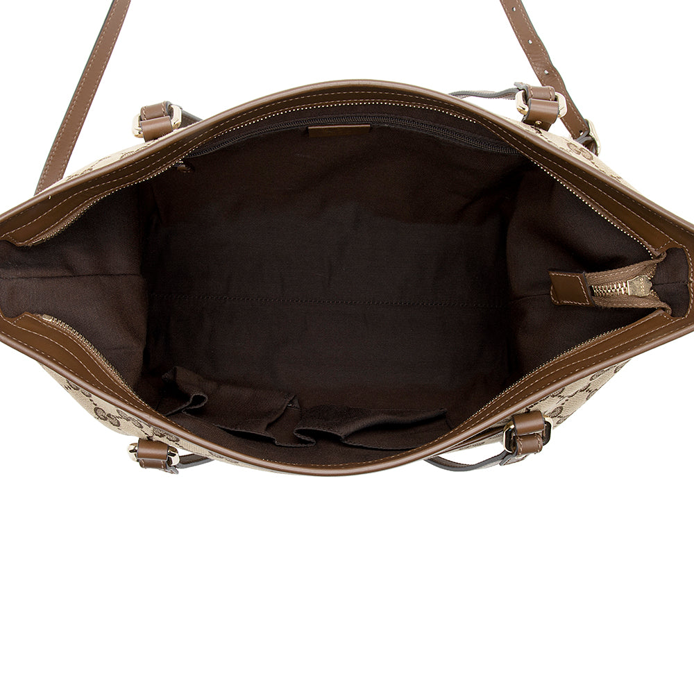Gucci GG Canvas Medium Tote (SHF-13061)